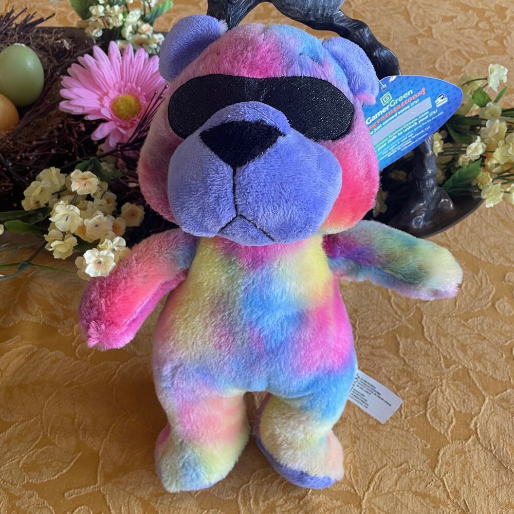 Kellytoy Sugar Loaf Tye Dye Teddy Bear Plush Stuffed Animal